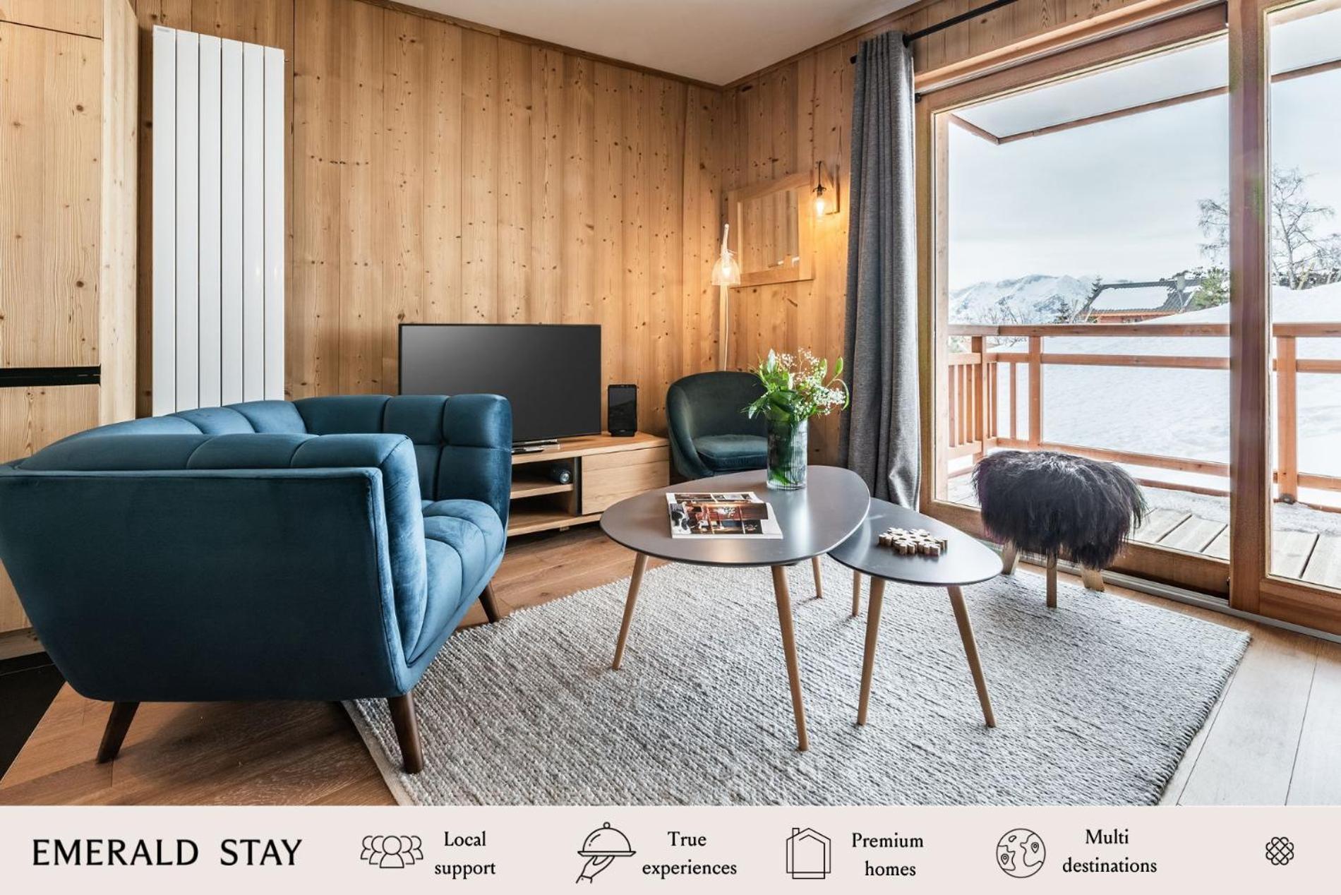 Residence Hameau De Clotaire Alpe D'Huez - By Emerald Stay Kültér fotó